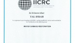 Tal Ifrah IICRC certificate